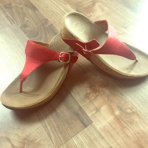 FitFlop Women's The Skinny Cork Leather Flip Flop